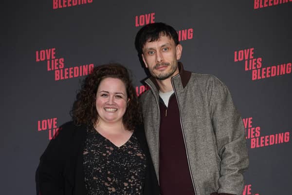 Jessica Gunning (Martha) and Richard Gadd attending a gala screening of Love Lies Bleeding at the Prince Charles Theatre in central London. PA, Lucy North