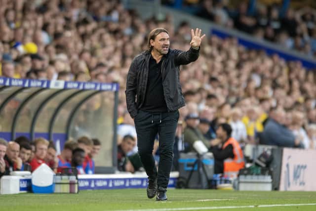 NEEDED BOOST: Expected for Leeds United and boss Daniel Farke, above. Photo by Tony Johnson.