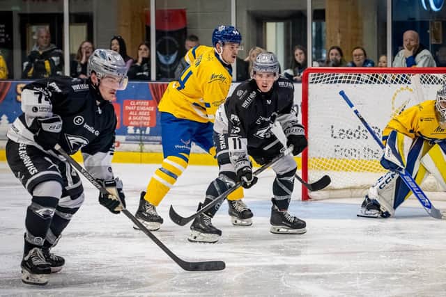 SIDSELINED: Experienced Leeds Knights' defenceman Jordan Griffin is out indefinitely with an upper-body injury. Picture: ben Gordon/Knights Media.