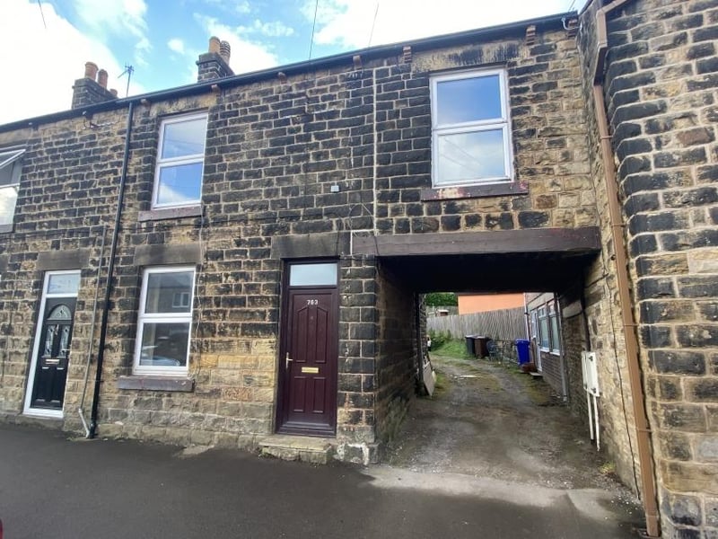 The house is on Stannington Road, Stannington, and has a guide price of £68,000. The auction brochure says: "Stone built back to back property located in the heart of Stannington Village and requiring a comprehensive scheme of renovation."