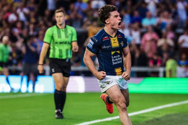 Leeds Rhinos stand-off Brodie Croft will make his 200th career appearance this evening, against Hull FC. Picture by Alex Whitehead/SWpix.com.