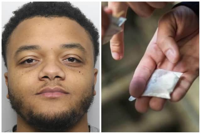 Williams was jailed after he was caught with £3,300 worth of drugs. (pic by WYP / National World)