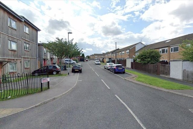 The Braytons and Farndales neighbourhood, in Swarcliffe, was 65th coldest in Yorkshire. Homes had an average energy efficiency rating of 61.43