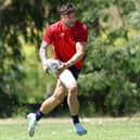 Matty Ashton, seen in training this week, will start for England against France on Saturday. Picture by Peter Keleman/SWpix.com.