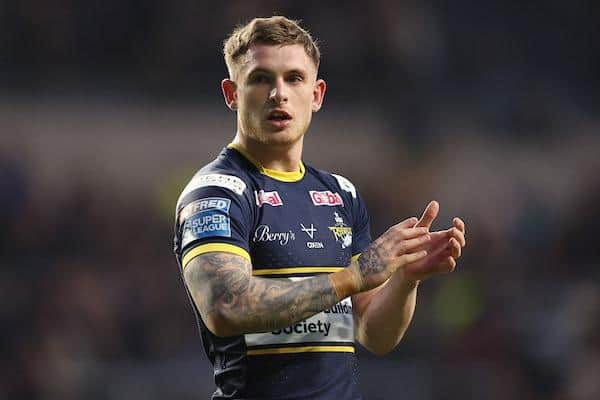 Corey Johnson is likely to continue as replacement hooker for Rhinos at Warrington this week. Picture by John Clifton/SWpix.com.
