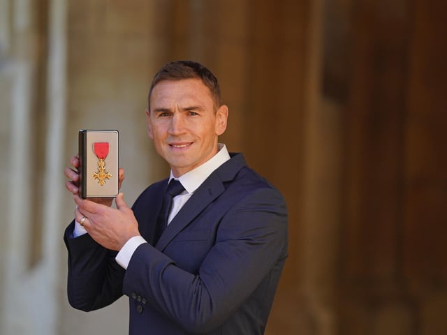 Kevin already has an OBE, which he received in January 2022.