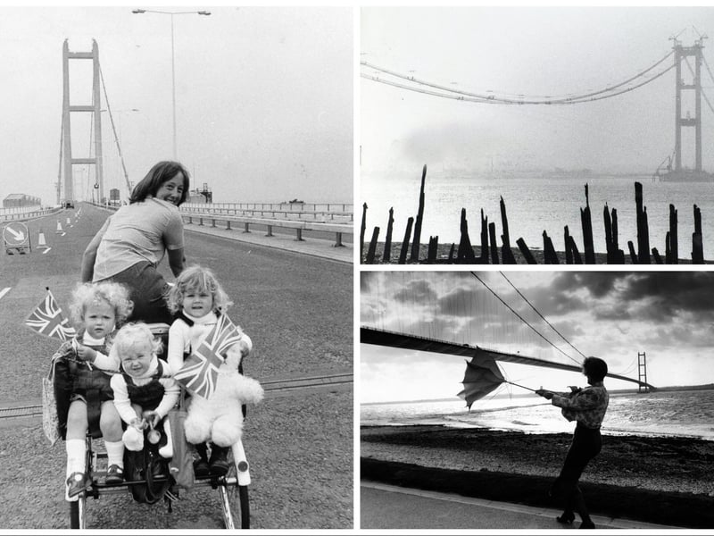 Enjoy these photo memories of the Humber Bridge.