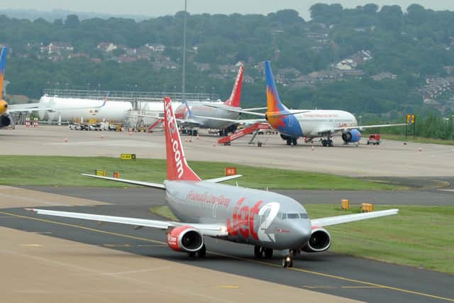 There appeared to be less disruption to flights arriving at and departing from Leeds Bradford Airport today (August 30), with only two cancelled so far, following the national Air Traffic Control glitch earlier this week. Photo: Tony Johnson.