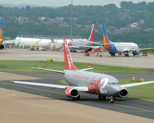 There appeared to be less disruption to flights arriving at and departing from Leeds Bradford Airport today (August 30), with only two cancelled so far, following the national Air Traffic Control glitch earlier this week. Photo: Tony Johnson.
