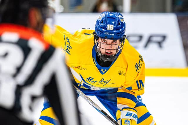 RAY OF LIGHT: Edgars Vengis has been a huge positive for Leeds Knights throughout the 2025-26 NIHL National season. Picture: Kev Bland/Knights Media.