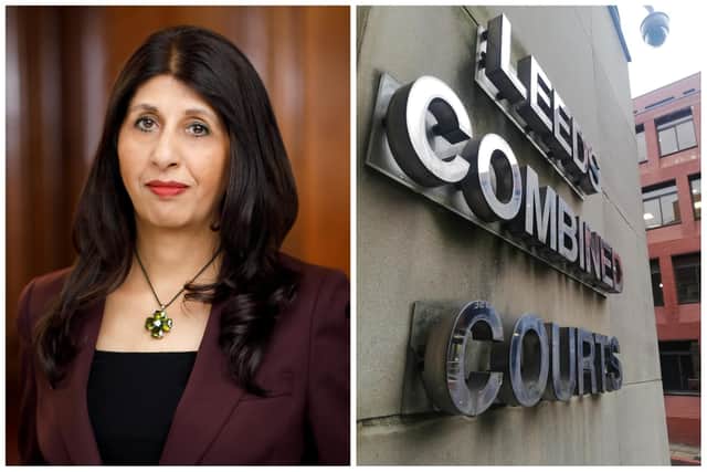 Lubna Shuja expressed her concerns at the delays being reported for cases being heard at Leeds Crown Court.