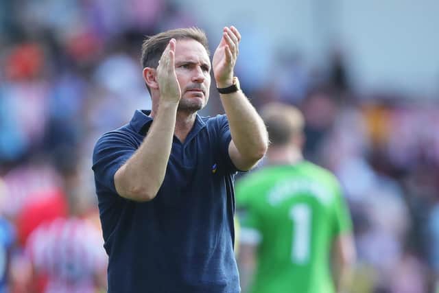 PRAISE: For Leeds United from Everton boss Frank Lampard, pictured after Saturday's 1-1 draw at Brentford. Photo by Chloe Knott/Getty Images.