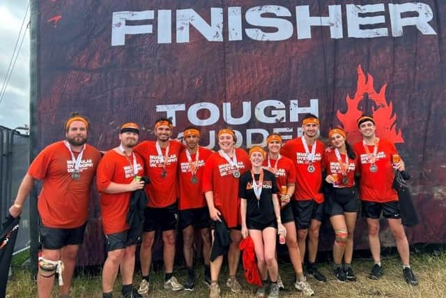 Emily and team at Tough Mudder Yorkshire