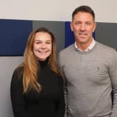 Paige-Elise Harrison and Paul Sculthorpe MBE