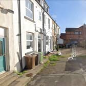 Emergency services responded to an incident where a man was trapped following a wall collapse in Perseverance Terrace, Batley. Picture: Google