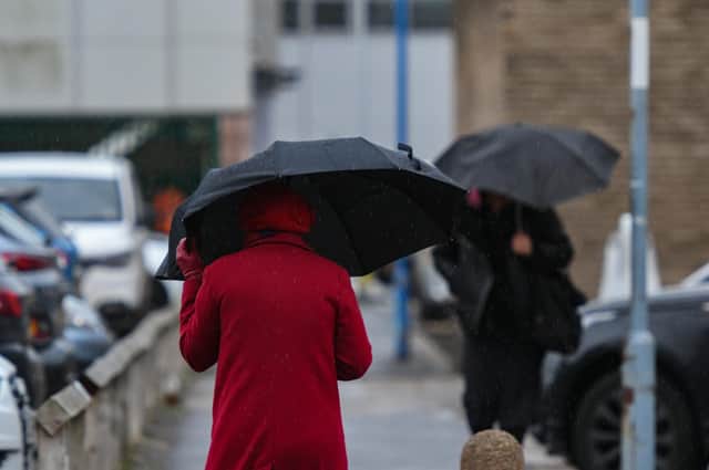 Heavy rain is expected in Leeds throughout Wednesday