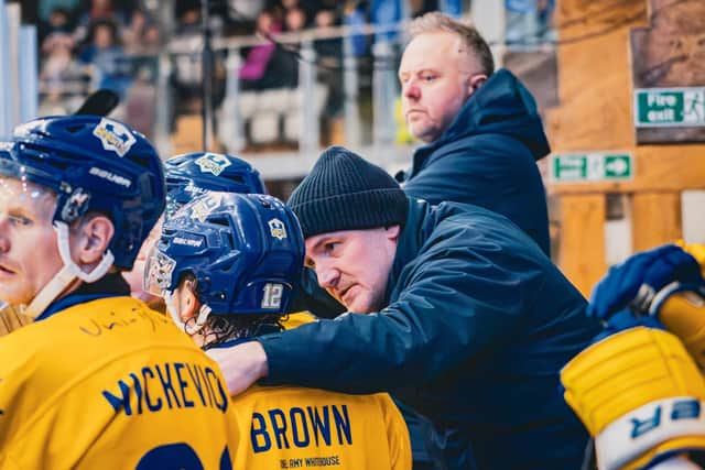 LONG HAUL: Leeds Knights' head coach, Ryan Aldridge. Picture: Rob Halls/Knights Media.