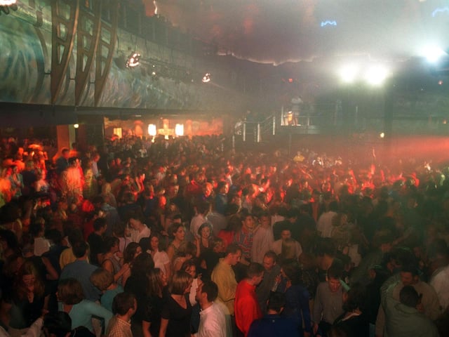 Clubbers pictured at The Majestyk in Leeds.