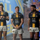Leeds Rhinos' Ash Handley, Lachie Miller and Jake Connor are all in the latest Man of Steel top-five. Picture by Simon Wilkinson/SWpix.com.