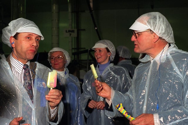 The Cross Gates site was acquired from Treats Ice Cream when that firm merged with Richmond Ice Cream in the 1990s.

Agriculture Minister Douglas Hogg, right, samples an ice lolly together with John Emsley the Conservative candidate for Leeds East during his visit to the factory in 1995.