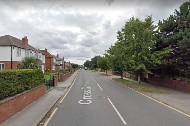 The bullet casing was found in Cross Gates Lane, Leeds, by police on the morning of July 10. Photo: Google.
