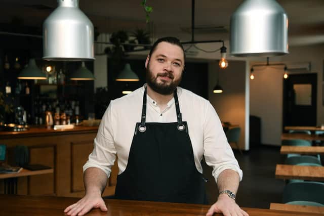 Jono Hawthorne is chef patron of Chef Jono at V&V in New Briggate, Leeds. (Pic credit: Jonathan Gawthorpe)