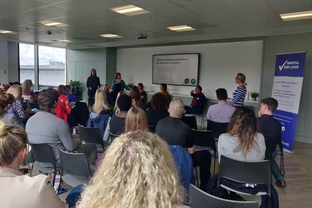 Speakers at a previous Leeds Mindful Employer Network conference