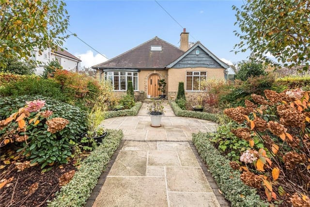 This beautifully presented detached three bedroom bungalow is positioned on an enviable plot in Roundhay. The property is positioned on a corner plot with gardens to three sides, with an electric gated driveway leading to a detached garage and a gate with pathway leading to the front door.