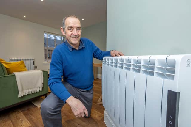 Simon Pickard inside 187 Kirkstall Lane