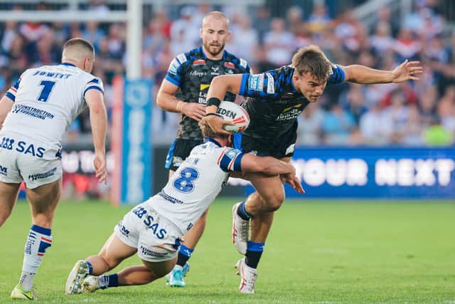 Teenager Presley Cassell will make his first start for Leeds Rhinos when they visit Castleford Tigers on Saturday. Picture by Alex Whitehead/SWpix.com.