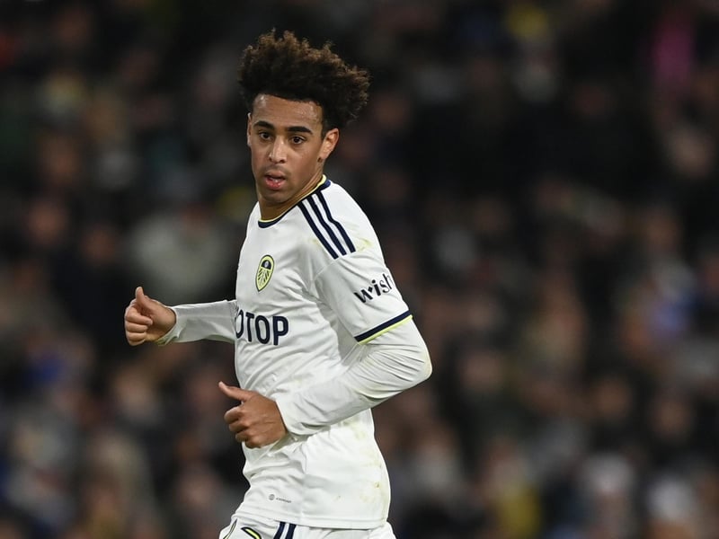 With Leeds 3-0 up against Cardiff at half-time, Adams was substituted in order to protect him for the visit of Thomas Frank's side (Photo by Gareth Copley/Getty Images)
