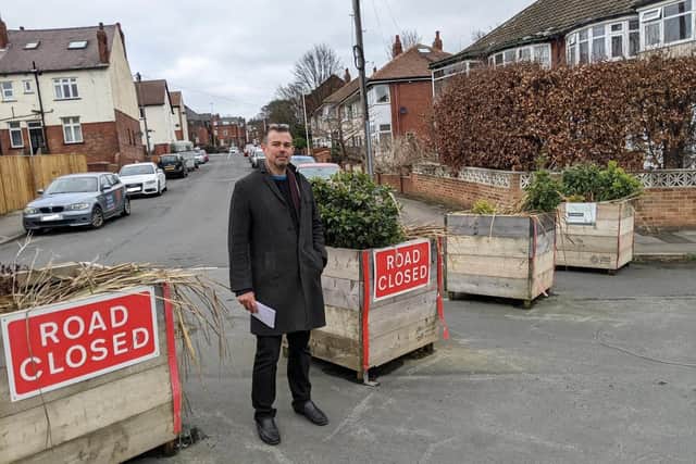 Residents in Chapel Allerton are urging the council to remove the 'roadblocks' placed in one street.