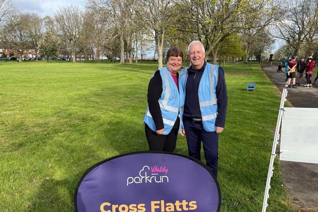 Bill volunteering at parkrun