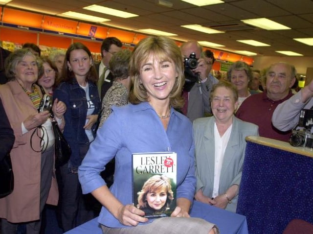 Opera diva Lesley Garrett at WHSmith in the Frenchgate Centre in 2000 for her book signing.
