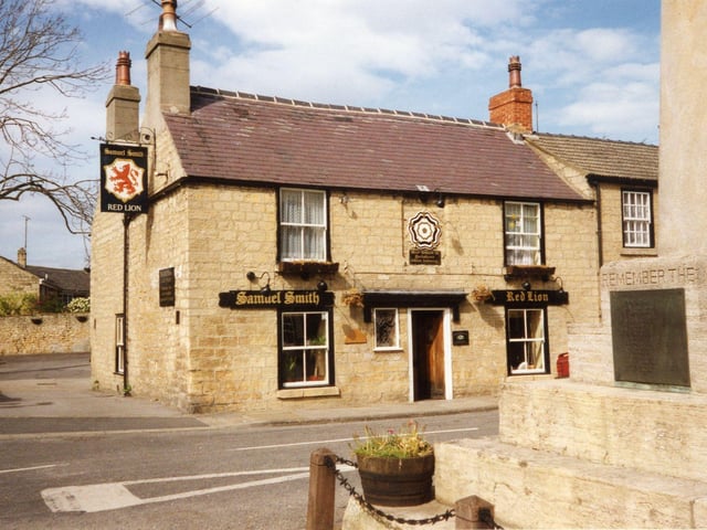 Did you enjoy a drink here back in the day?  Red Lion on The Square at the bottom of Town Hill in Bramham. In the foreground, right, is the war memorial commemorating the villagers who lost their lives in the two world wars.