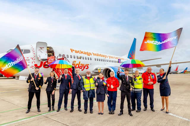 Jet2holidays team celebrate pride.