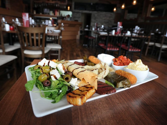 La Bistro is a family-run restaurant in Long Row, Horsforth, serving pizzas, mezze and dishes from across the Mediterranean