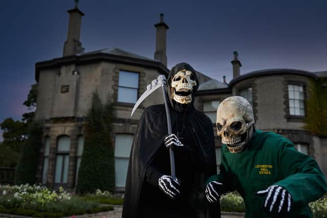 Skeleskare is the event aimed at eight to 15 year olds brave enough to visit Lotherton Hall in Aberford after dark when its skeletons have come to life.