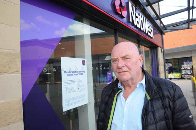 Leon Parrish, 76, has been using the Rothwell NatWest bank for more than 30 years (Photo: Steve Riding)