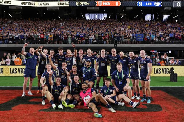 Leeds Rhinos'big win against Hull KR in Las Vegas is the highlight of their season so far. Picture by Alex Whitehead/SWpix.com