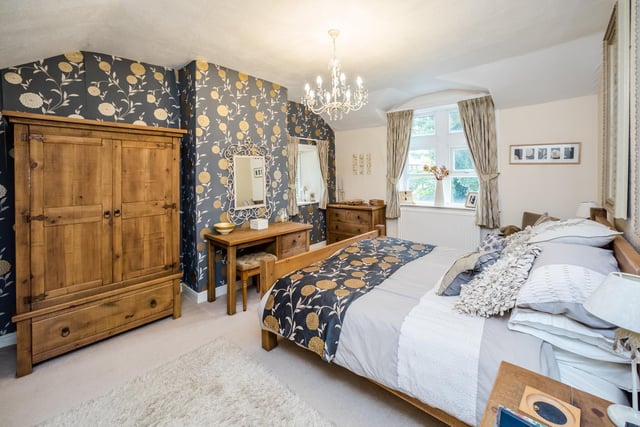 A double bedroom within the Lightcliffe cottage.