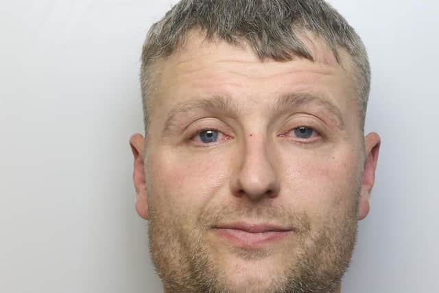 Paul Chadwick, aged 39, from east Leeds, is also wanted in connection with a burglary. Picture: WYP
