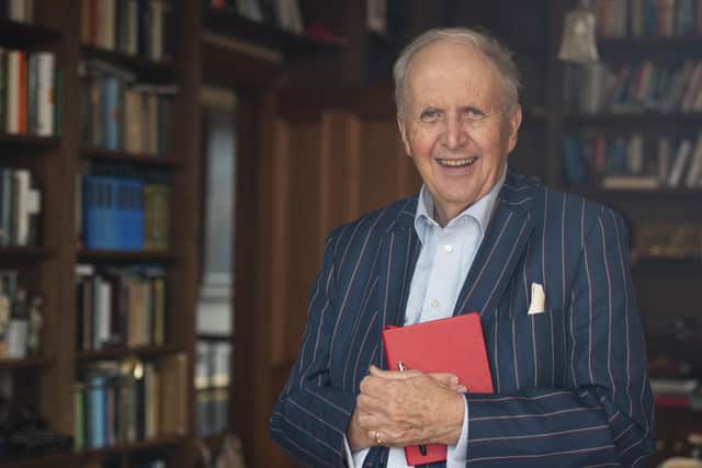 Author Sir Alexander McCall Smith is one of the headliners of Books by the Beach (credit Kirsty Anderson)