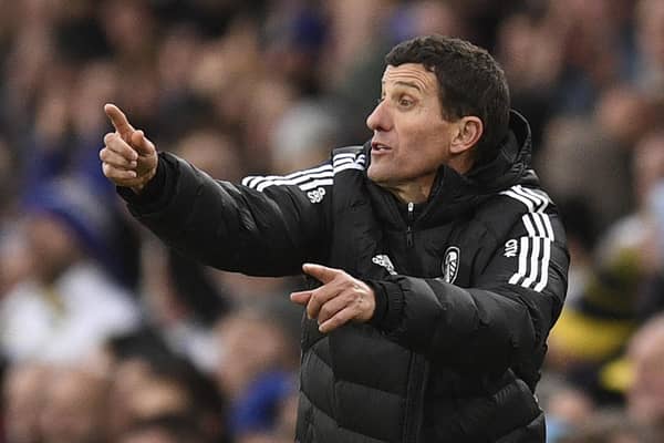 Leeds United head coach Javi Gracia. Photo by OLI SCARFF/AFP via Getty Images.