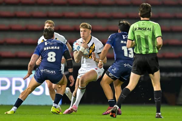 Alex Mellor has not played since suffering a broken leg during Castleford Tigers' loss to Toulouse Olympique in France on February 21. Picture by Fabrice Rodriguez/SWpix.com.