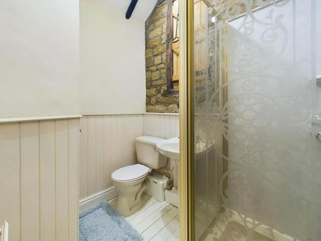 A stylish en suite shower room.