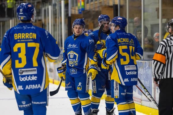 LEADING MEN: Leeds Knights players benefitted from a weekend on the road, says head coach, Ryan Aldridge. Picture: Aaron Badkin/Knights Media