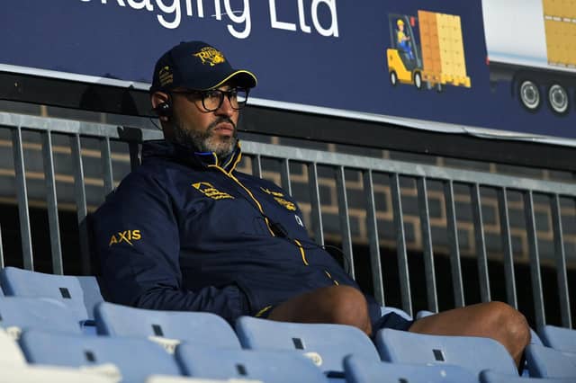 Leeds Rhinos transition-coach Chev Walker, seen during last week's Super League win at Huddersfield Giants. Picture by Jonathan Gawthorpe.