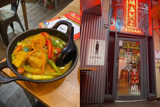Our reviewer tried Mans Market in Wellington Place, Leeds (Photo by National World)