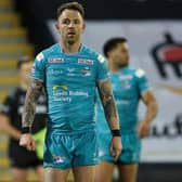 Richie Myler's disappointment shows after Rhinos' loss at Leigh. Picture by Paul Currie/SWpix.com.